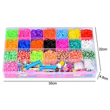 Carica l'immagine nel visualizzatore di Gallery, Queta 6800 Elastici Loom Nastri Box Fai da Te Braccialetti Kit con... - Ilgrandebazar