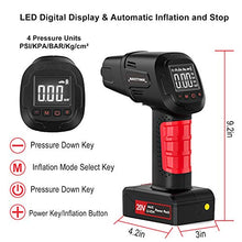 Carica l'immagine nel visualizzatore di Gallery, NASTIMA 20V 145PSI Gonfiatore di Pneumatici per compressore d'Aria Cordless... - Ilgrandebazar