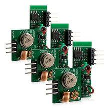 Carica l'immagine nel visualizzatore di Gallery, kwmobile 3X modulo trasmettitore Ricevitore Wireless - Radio 433 MHz per...