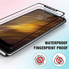 Carica l'immagine nel visualizzatore di Gallery, Ferilinso Vetro Temperato per Xiaomi Pocophone F1,[3pack] Nero-3 pcs