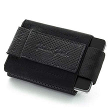 Carica l'immagine nel visualizzatore di Gallery, JAIMIE JACOBS 'Nano Boy Pocket' Mini Portafoglio uomo con Goffratura Nero