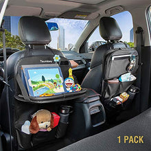 Carica l'immagine nel visualizzatore di Gallery, Tsumbay Proteggi Sedili Auto Bambini Organizer con Multi-tasca e Nero