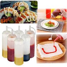 Carica l'immagine nel visualizzatore di Gallery, Bottiglia Squeeze di Plastica, 8pcs 8oz per con Tappi,...