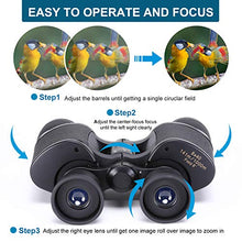 Carica l'immagine nel visualizzatore di Gallery, Binocolo per adulti, binocolo compatta 8x40 HD con custodia a tracolla B