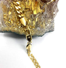 Carica l'immagine nel visualizzatore di Gallery, Collana con ciondolo a forma di croce in oro 24 carati, unisex, solida... - Ilgrandebazar