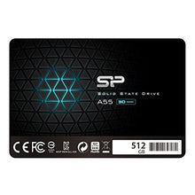 Carica l'immagine nel visualizzatore di Gallery, Silicon Power SSD 512GB 3D NAND A55 SLC Cache Performance Boost 2.5 Pollici...