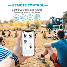 Carica l'immagine nel visualizzatore di Gallery, Presa Intelligente da Esterno Smart Plug WiFi 2 Uscita Impermeabile IP44 App...