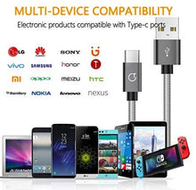 Carica l'immagine nel visualizzatore di Gallery, Gritin Cavo USB C [3 Pezzi: 1m, 1.5m, 2m] Nylon 1m+1.5m+2m, Grigio - Ilgrandebazar