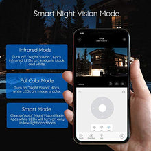 Carica l'immagine nel visualizzatore di Gallery, Ptz Camera Wifi Videocamera IP Esterno Senza Fili, 1080P Telecamera di...