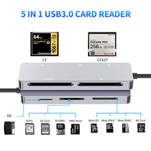 Carica l'immagine nel visualizzatore di Gallery, Rocketek Lettore di schede CFast 5 in 1 USB3.0,Adattatore...
