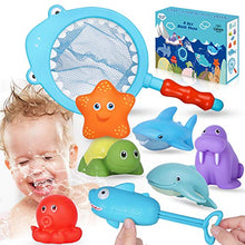 Carica l'immagine nel visualizzatore di Gallery, Lehoo Castle Giocattoli da Bagnetto per Bambini,8pcs Pupazzetti Il Bagno...