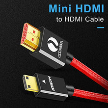 Carica l'immagine nel visualizzatore di Gallery, Linkinperk Cavo ad alta velocità mini HDMI su 1.4 a/2.0 con 2M, red