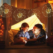 Carica l'immagine nel visualizzatore di Gallery, 2 pacchi 120 LEDs Fuochi d'Artificio Luci, luce a stringa impermeabile con...