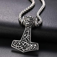 Carica l'immagine nel visualizzatore di Gallery, Oidea Collana Catena con Pendente Ciondolo Martello di Thor in Argento - Ilgrandebazar