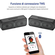 Carica l'immagine nel visualizzatore di Gallery, Altoparlante portatile Bluetooth Sonkir, altoparlante wireless 5.0...