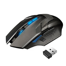 Carica l'immagine nel visualizzatore di Gallery, TECKNET Mouse da Gioco Wireless, Raptor 2.4G Gaming, per Nero