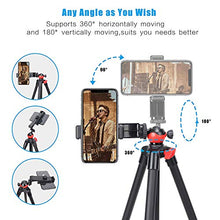 Carica l'immagine nel visualizzatore di Gallery, BONFOTO - Treppiede per fotocamera, portatile, in alluminio, con testa a...