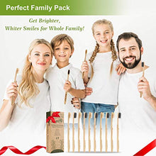 Carica l'immagine nel visualizzatore di Gallery, Spazzolino Bamboo x10 Spazzolini 100% Senza BPA - Toothbrushes...