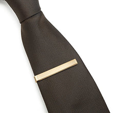 Carica l'immagine nel visualizzatore di Gallery, Set di 3 Fermacravatta 4 CM Uomo Colore Argento, Nero, Oro + Pacco Regalo - Ilgrandebazar