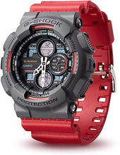 Carica l'immagine nel visualizzatore di Gallery, CASIO Orologio da uomo analogico – digitale al quarzo con Rosso - Ilgrandebazar