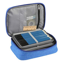 Carica l'immagine nel visualizzatore di Gallery, Kesote Astuccio per Matite con 72 Scomparti Portapenne Grande Blu