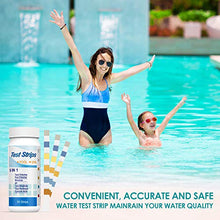 Carica l'immagine nel visualizzatore di Gallery, Ehomfy Test per Acqua Piscina 6 in 1, Pool Potabile 100 Strisce, 100pcs
