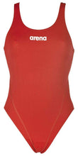 Carica l'immagine nel visualizzatore di Gallery, Arena Solid Swim Tech Costume da bagno, Donna, Rosso/Bianco, 48 - Ilgrandebazar