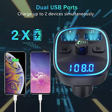 Carica l'immagine nel visualizzatore di Gallery, [Bluetooth V5.0] LENCENT Trasmettitore FM Bluetooth, per...