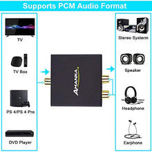 Carica l'immagine nel visualizzatore di Gallery, AMANKA Digitale ad Analogico Convertitore Adattatore Audio Uscita 3.5mm da...