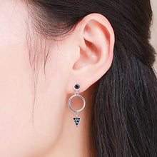 Carica l'immagine nel visualizzatore di Gallery, GDDX - Orecchini pendenti da donna in argento Sterling 925, con zirconi...