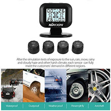 Carica l'immagine nel visualizzatore di Gallery, KKmoon Sistema di Monitoraggio della Pressione dei Pneumatici TPMS, Display...