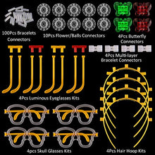 Carica l'immagine nel visualizzatore di Gallery, Yodeace Braccialetti Luminosi Fluorescenti Starlight 100 Pezzi Barre... - Ilgrandebazar