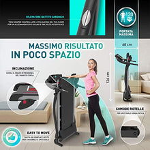 Carica l'immagine nel visualizzatore di Gallery, Tapis ROULANT Elettrico Pieghevole Bluetooth (1800 W / 2,5HP Picco), App...