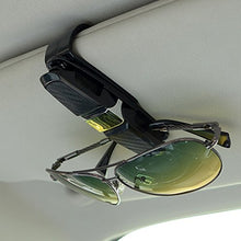 Carica l'immagine nel visualizzatore di Gallery, FineGood - Set di 2 supporti per occhiali da sole auto, con clip per...