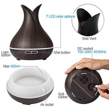 Carica l'immagine nel visualizzatore di Gallery, KBAYBO Controllo remoto Diffusore Aromaterapia Aria Umidificatore Vaso Scuro