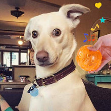 Carica l'immagine nel visualizzatore di Gallery, PETTOM 3Pz Palle Giocattolo per Cani Gatti Suono Morso Resistente Palla...