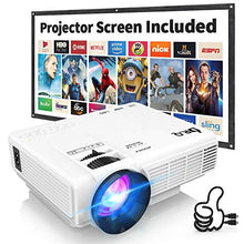 Carica l'immagine nel visualizzatore di Gallery, Proiettore DR.Q HI-04 con Schermo Supporta 1080P FHD, Mini... - Ilgrandebazar