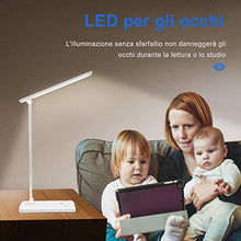 Carica l'immagine nel visualizzatore di Gallery, Lampada da scrivania SEZAC 50LED, lampada tavolo con sensore tattile,...