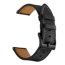 Carica l'immagine nel visualizzatore di Gallery, Aresh per Huami Amazfit bip giovanile, cinturino in pelle regolabile HM-Black