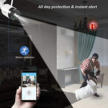 Carica l'immagine nel visualizzatore di Gallery, Jennov - Telecamera di sicurezza wireless 5MP Cam Panoramica A 360 Gradi.