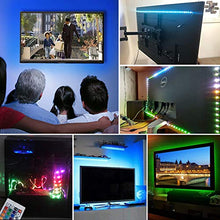 Carica l'immagine nel visualizzatore di Gallery, LED TV Retroilluminazione,Hually 2M Striscia USB con Telecomando e 16...