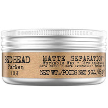 Carica l'immagine nel visualizzatore di Gallery, Bed Head for Men by TIGI Matte Separation Cera per Capelli de Uomo, 85g