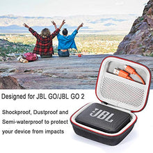 Carica l'immagine nel visualizzatore di Gallery, Custodia per JBL Go/JBL GO 2, da viaggio rigida for - Nero