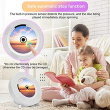 Carica l'immagine nel visualizzatore di Gallery, Lettore CD portatile con Altoparlanti hifi integrati da parete Bluetooth,...
