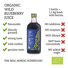 Carica l'immagine nel visualizzatore di Gallery, Succhi di Frutta Biologici Mirtillo Selvatico 500 ml: 100% Frutti di...