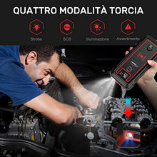 Carica l'immagine nel visualizzatore di Gallery, YABER Avviatore di Emergenza, 2500A 23800mAh Impermeabile Avviatore...