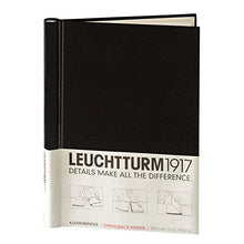 Carica l'immagine nel visualizzatore di Gallery, Leuchtturm 341739 Peka Sprinback raccoglitore per 150 fogli Black - Ilgrandebazar