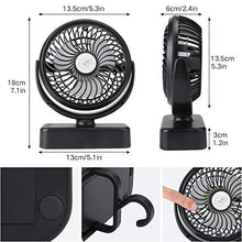 Carica l'immagine nel visualizzatore di Gallery, REENUO Ventilatore Campeggio con Tenda LED, Ventola da Tavolo Portatile USB,...