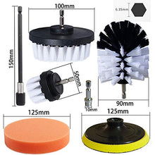 Carica l'immagine nel visualizzatore di Gallery, Kagni Kit Pulizia Auto,Spugne e Spazzole,125mm Tamponi Lucidatura per...