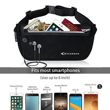 Carica l'immagine nel visualizzatore di Gallery, Marsupio da Viaggio RFID 100% Antifurto Impermeabile per smartphone 6 Nero